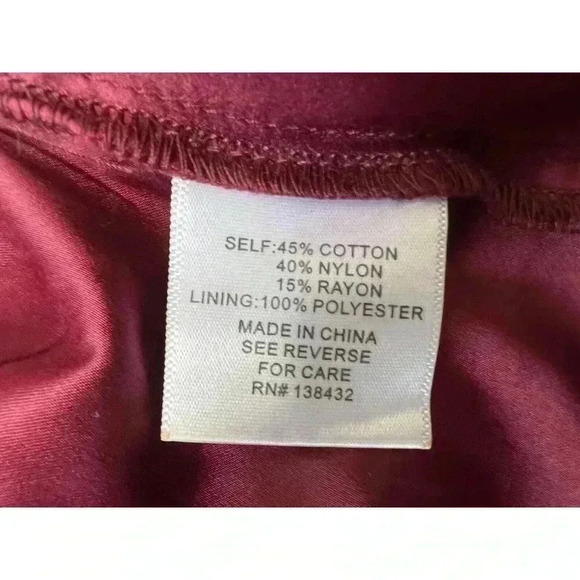 Modcloth Maroon Red Lace Through the Bluebells Dress Bell Sleeves Large - Picture 3 of 4